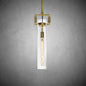 Machine Glass Cylinder Pendant 12"22"