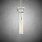 Machine Glass Cylinder Pendant 12"22"